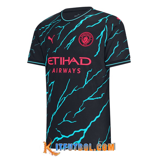 Nueva Camisetas De Futbol Manchester City Tercera 2023/2024