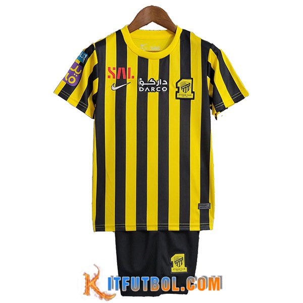 Nueva Camisetas De Futbol Al-Ittihad Ninos Primera 2023/2024