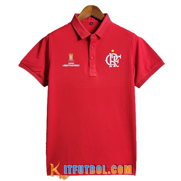 Camiseta Polo Flamengo Rojo 2023/2024 -03
