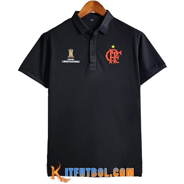 Camiseta Polo Flamengo Negro 2023/2024