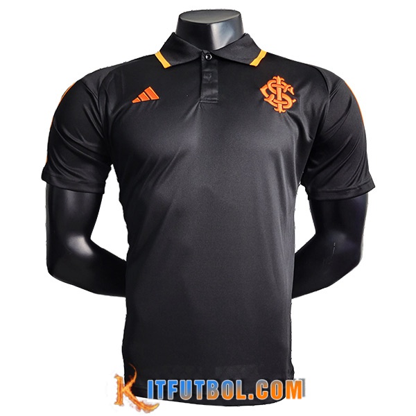Camiseta Polo Internacional Negro 2023/2024