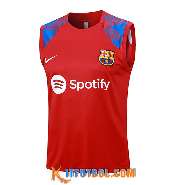 Chalecos De Futbol FC Barcellona Rojo 2023/2024 -02