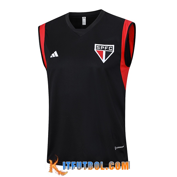 Chalecos De Futbol Sao Paulo FC Negro 2023/2024