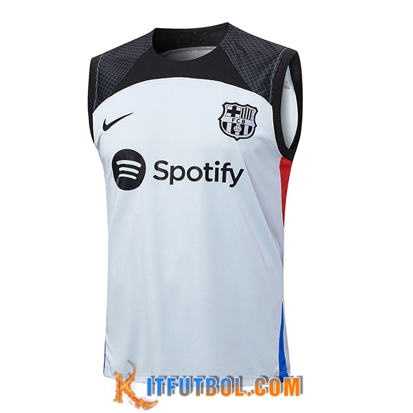 Chalecos De Futbol FC Barcellona Gris 2023/2024 -02