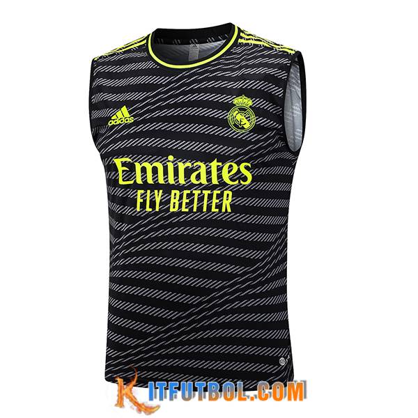 Chalecos De Futbol Real Madrid Negro 2023/2024