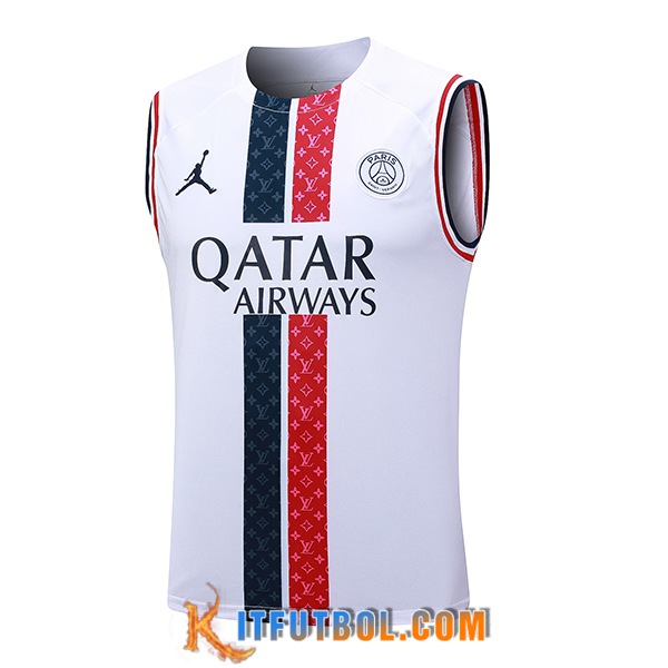Chalecos De Futbol PSG Blanco 2023/2024