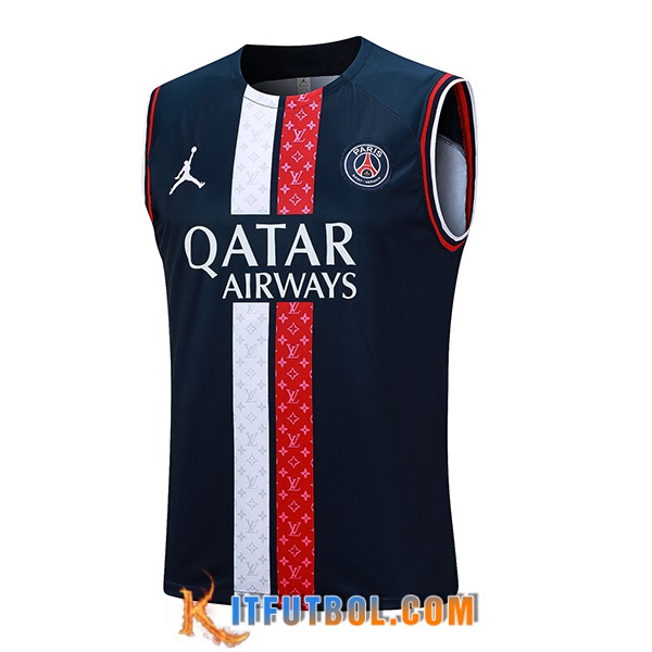 Chalecos De Futbol PSG Azul marino 2023/2024 -05