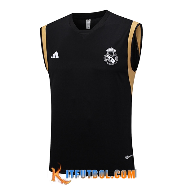 Chalecos De Futbol Real Madrid Negro 2023/2024 -03