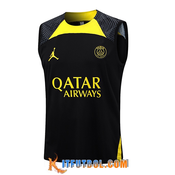 Chalecos De Futbol PSG Negro 2023/2024