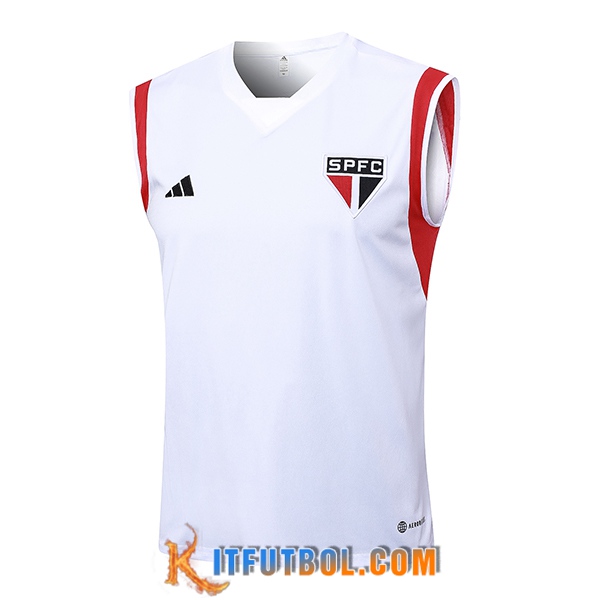 Chalecos De Futbol Sao Paulo FC Blanco 2023/2024 -03