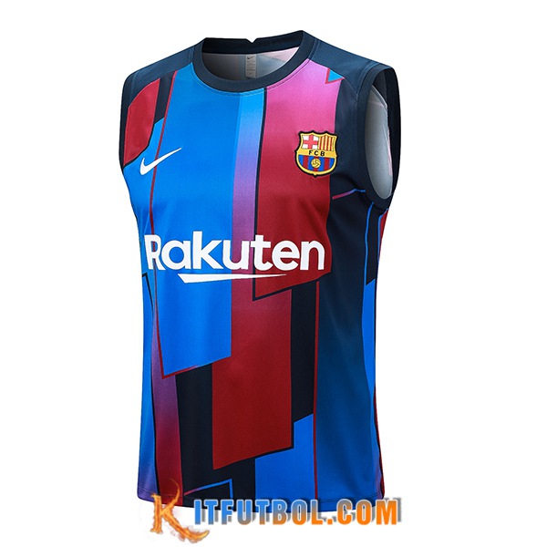 Chalecos De Futbol FC Barcellona Azul 2023/2024 -03