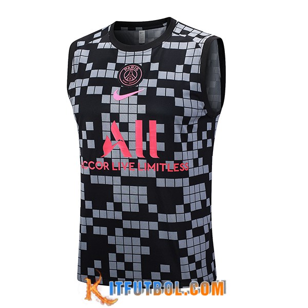 Chalecos De Futbol FC Barcellona Negro/Gris 2023/2024