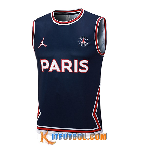 Chalecos De Futbol PSG Azul marino 2023/2024 -04