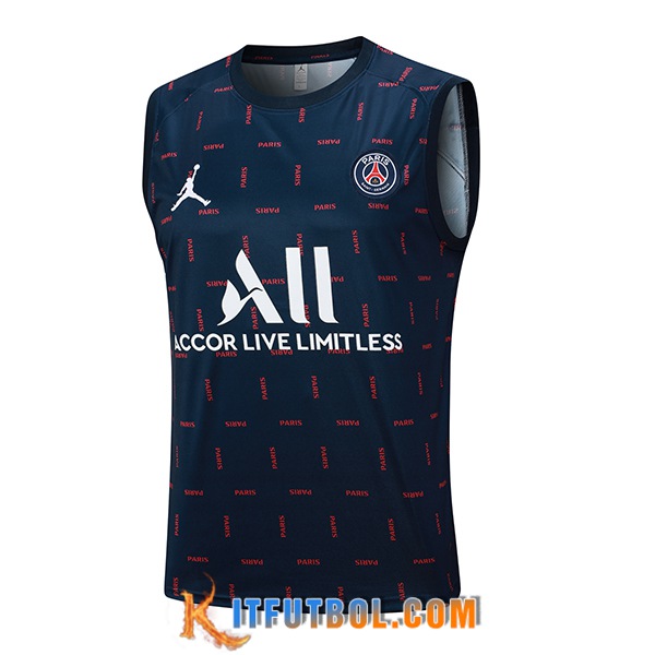 Chalecos De Futbol PSG Azul marino 2023/2024 -03