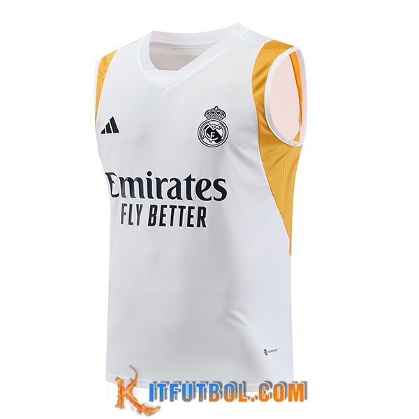 Chalecos De Futbol Real Madrid Blanco 2023/2024 -05