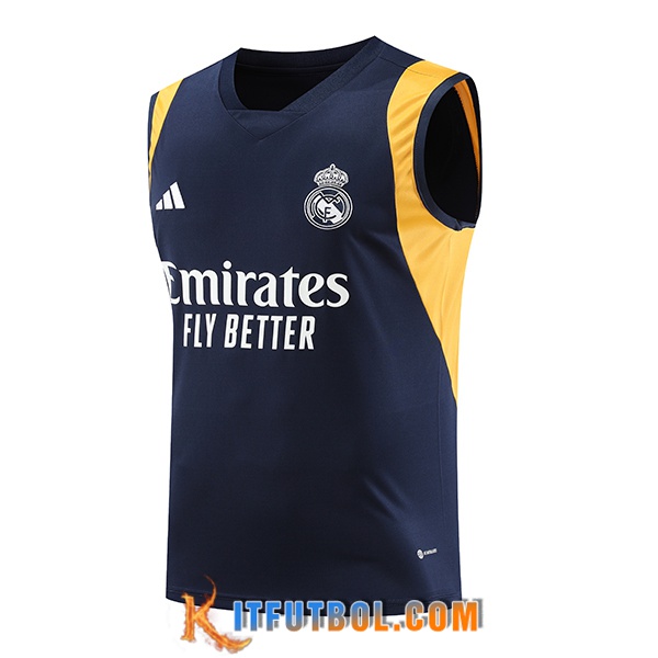 Chalecos De Futbol Real Madrid Azul marino 2023/2024