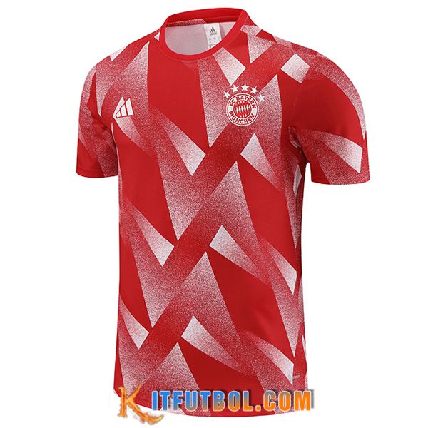 Camiseta Entrenamiento Bayern Munich Rojo 2023/2024 -02