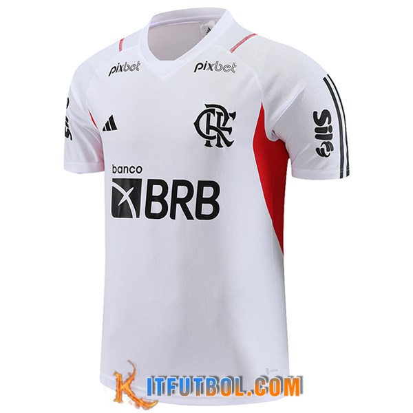 Camiseta Entrenamiento Flamengo Blanco 2023/2024 -03