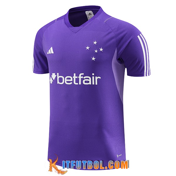Camiseta Entrenamiento Cruzeiro Violeta 2023/2024