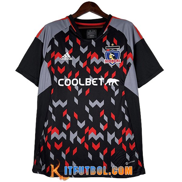 Camiseta Entrenamiento Colo Colo Negro 2023/2024 -02