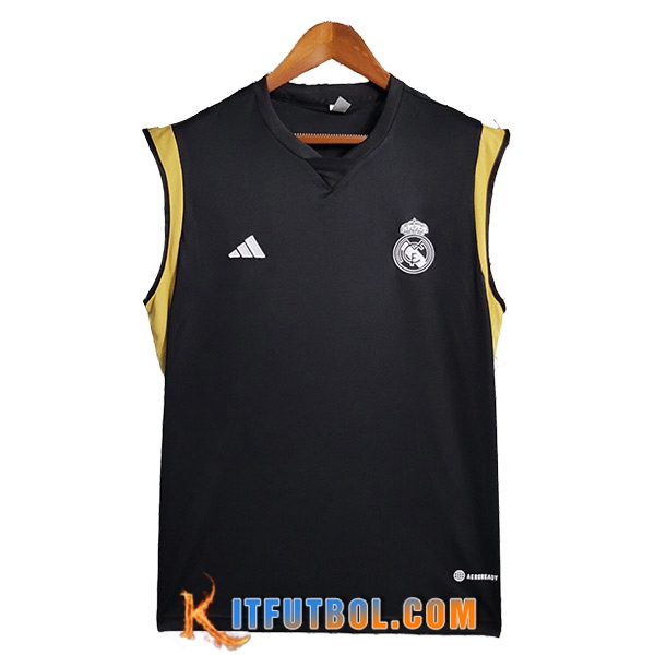 Chalecos De Futbol Real Madrid Negro 2023/2024 -02