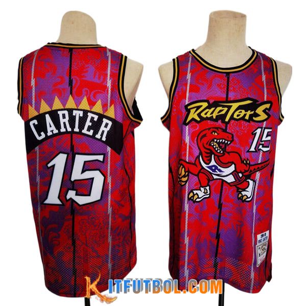 Camisetas Toronto Raptors (CARTER #15) 2023/24 Rosa