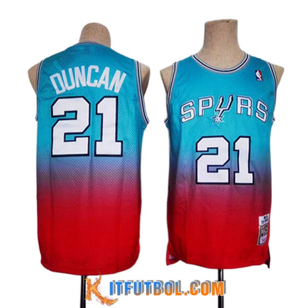 Camisetas San Antonio Spurs (IVERSON #21) 2023/24 Rojo/Azul