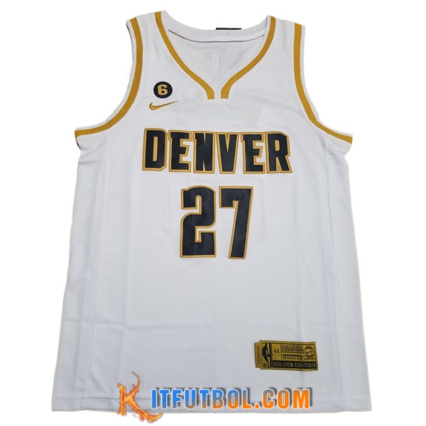 Camisetas Denver Nuggets (MURRAY #27) 2023/24 Blanco -04