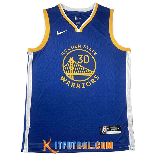 Camisetas Golden State Warriors (CURRY #30) 2023/24 Azul -03