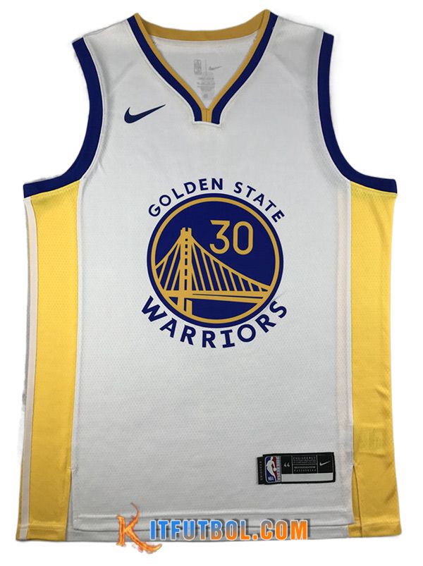 Camisetas Golden State Warriors (CURRY #30) 2023/24 Blanco -02