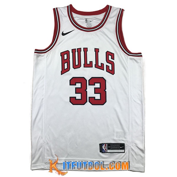 Camisetas Chicago Bulls (PIPPEN #33) 2023/24 Blanco -04
