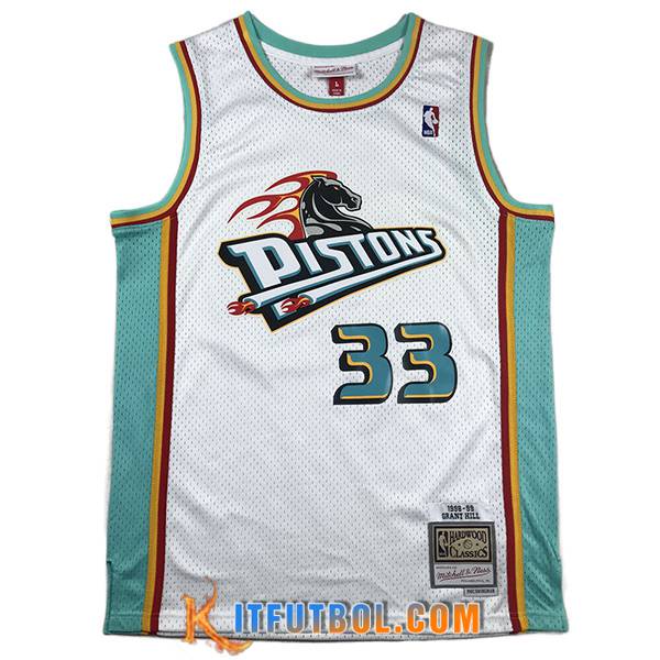Camisetas Detroit Pistons (HILL #33) 2023/24 Blanco