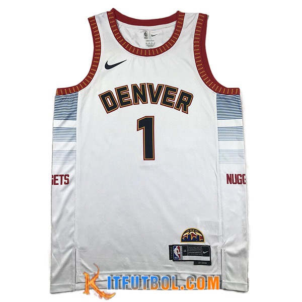 Camisetas Denver Nuggets (PORTER JR. #1) 2023/24 Blanco