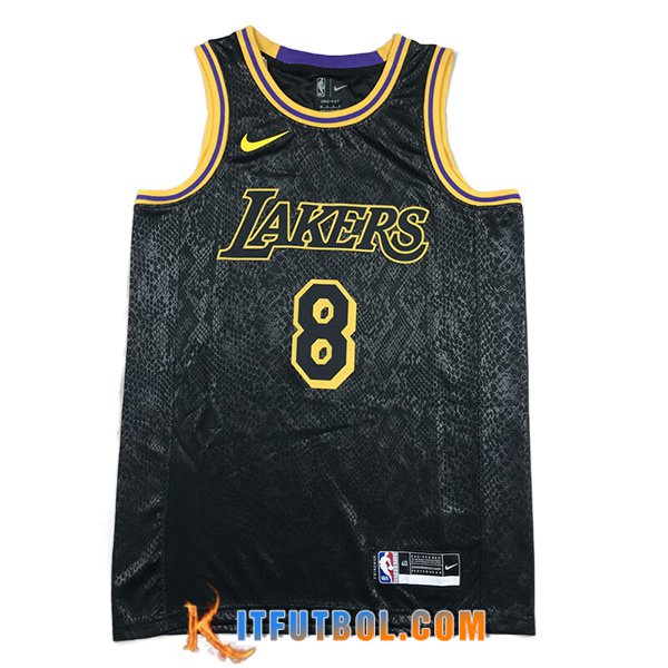 Camisetas Los Angeles Lakers (BRYANT #8) 2023/24 Negro -02
