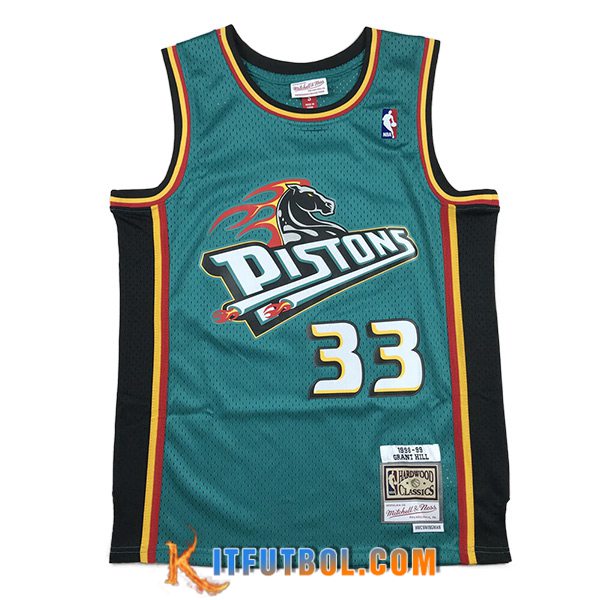 Camisetas Detroit Pistons (HILL #33) 2023/24 Verde