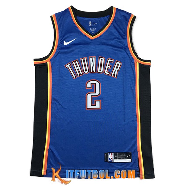 Camisetas Oklahoma City Thunder (GILGEOUS-ALEXANDER #2) 2023/24 Azul