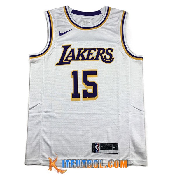 Camisetas Los Angeles Lakers (REAVES #15) 2023/24 Blanco -02