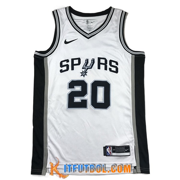 Camisetas San Antonio Spurs (GINOBILI #20) 2023/24 Blanco