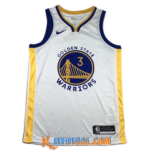 Camisetas Golden State Warriors (PAUL #3) 2023/24 Blanco