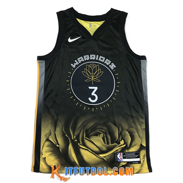 Camisetas Golden State Warriors (POOLE #3) 2023/24 Negro