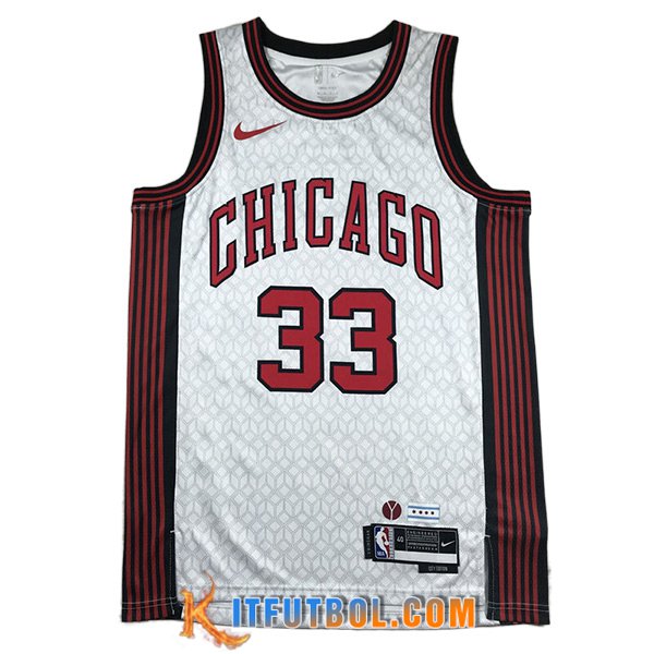 Camisetas Chicago Bulls (PIPPEN #33) 2023/24 Blanco -02