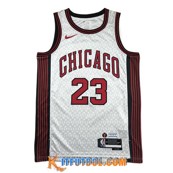 Camisetas Chicago Bulls (JORDAN #23) 2023/24 Blanco -04