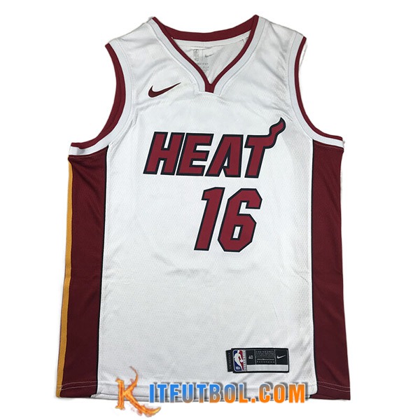Camisetas Miami Heat (MARTIN #16) 2023/24 Blanco