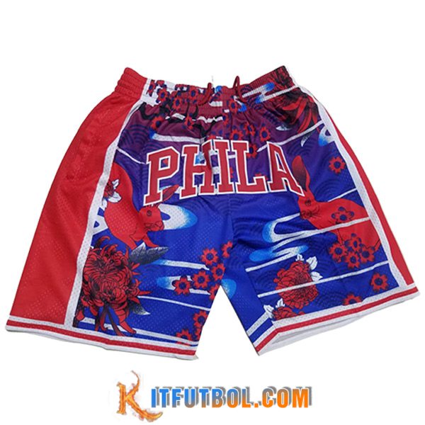 Cortos NBA Philadelphia 76ers 2023/24 Rojo/Azul