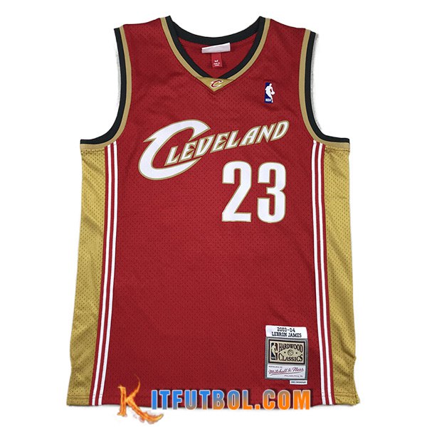 Camisetas Cleveland Cavaliers (JAMES #23) 2023/24 Rojo