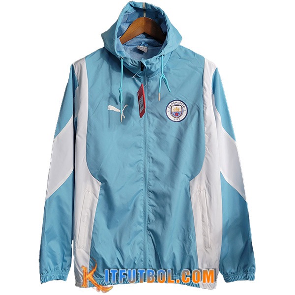 Rompevientos Manchester City Azul Claro 2023/2024 -03