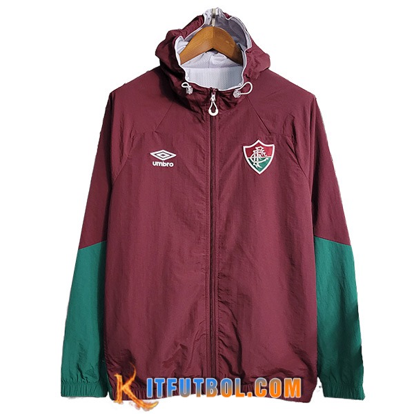 Rompevientos Fluminense Rojo/Verde 2023/2024 -02