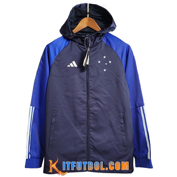 Rompevientos Cruzeiro Azul marino 2023/2024