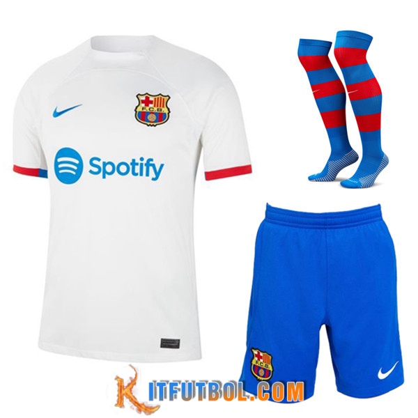 Camisetas Futbol FC Barcellona Segunda (Cortos + Calcetines) 2023/2024