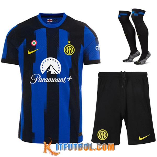 Camisetas Futbol Inter Milan Primera (Cortos + Calcetines) 2023/2024